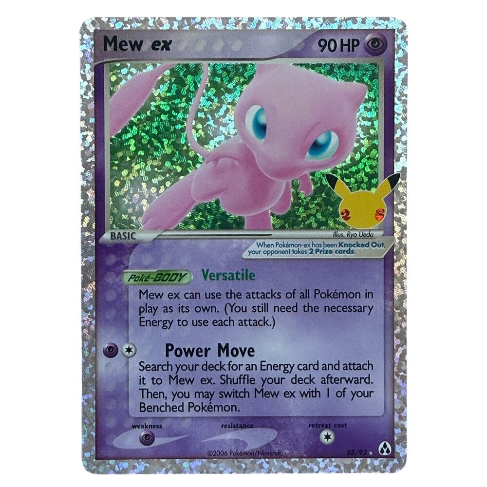 Pokémon Mew ex 88/92 Celebrations Classic Collection 25th Anniversary Holo NM-MT